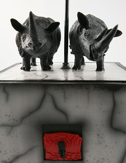 détail rhinoceros à hélice